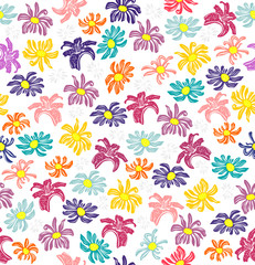 Seamless floral background