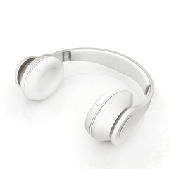 Headphones Isolated on White Background