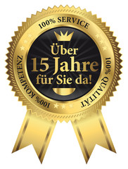 Über 15 Jahre für Sie da! 100% Qualität - Service - Kompetenz