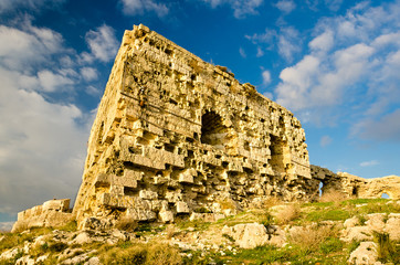 Sardegna, Cagliari, rovine del fortino di Sant'Ignazio