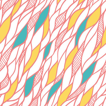Abstract seamless doodle pattern