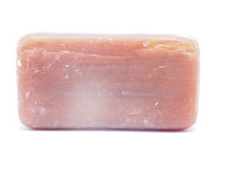 soap on a white background