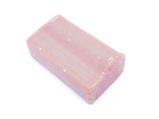 soap on a white background