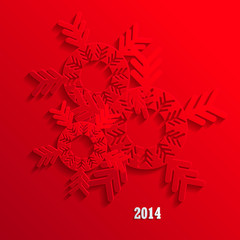 Background with snowflakes.