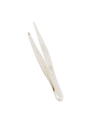 Tweezers on a white background