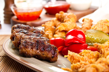 Mixed platter