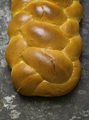 Plaited bread