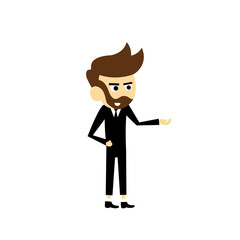 manager vector cartoon