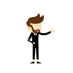 manager vector cartoon