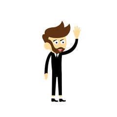 manager vector cartoon