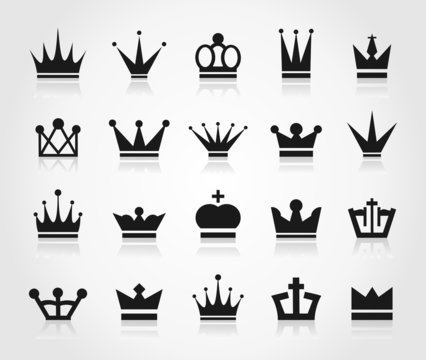 Crown an icon