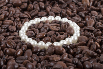 coffee on the white background