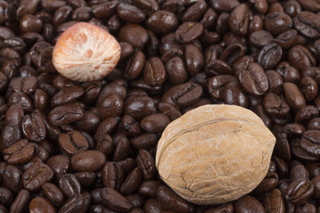 coffee on the white background