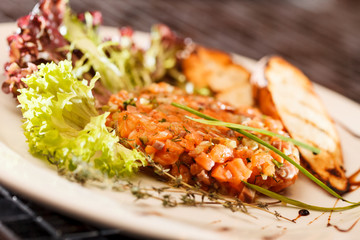 salmon tartare