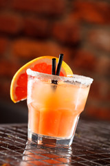 cocktail with grapefruit