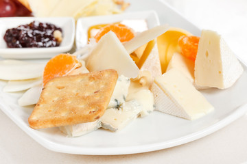 plate of cheese
