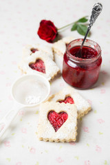 Frisch zubereitete Spitzbuben