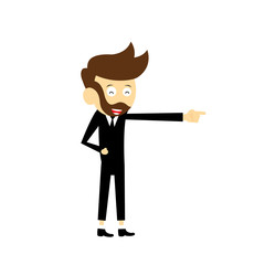 manager vector cartoon