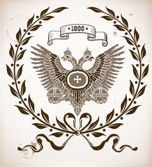 Naklejka premium Vintage design