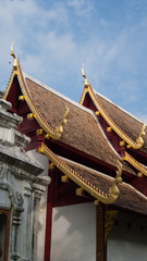Obraz premium Element of Thai Art, on roof