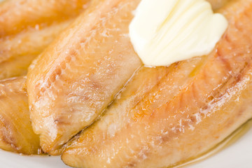 Smoked Kippers - Smoked herring. Typical British breakfast.