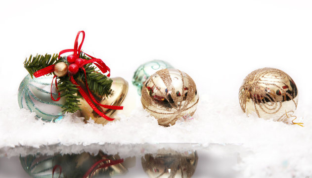 Christmas Bell and Baubles