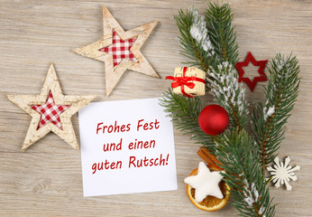 Guten Rutsch u. ein frohes Fest!