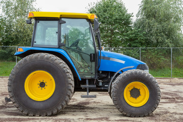 blue tractor