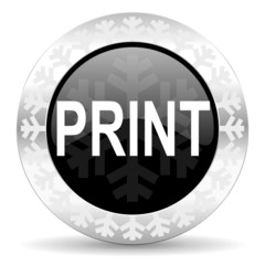 print christmas icon