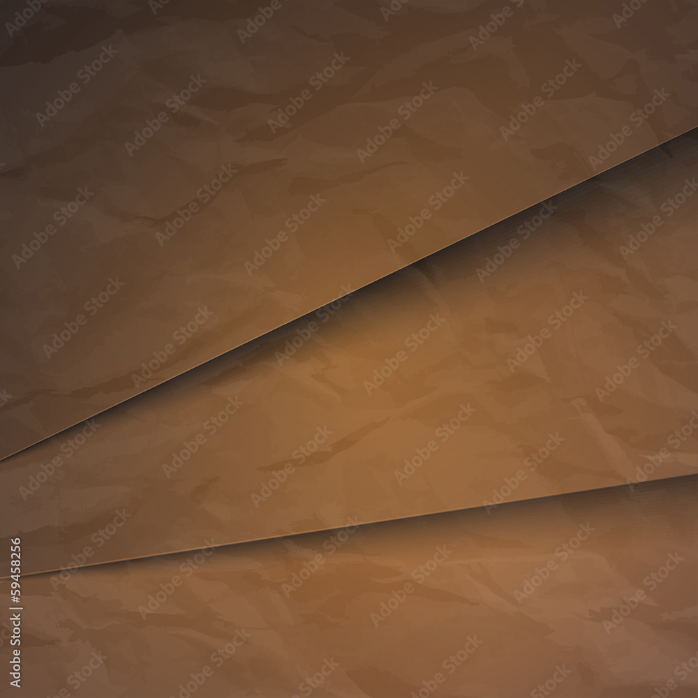 Aufkleber abstract background with brown paper layers