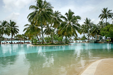 Fototapeta premium tropical resort in Maldives