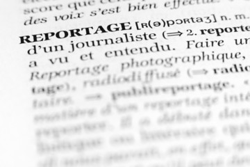 Fototapeta premium Report - Reportage