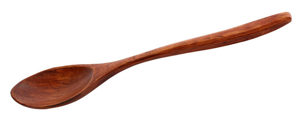 Brown wooden spoon vintage