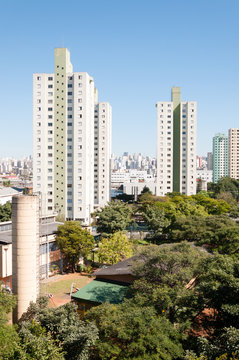 Sao Paulo, residential area of the Bras