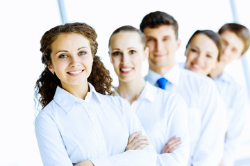 Team of business people