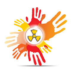 mamy hand and nuclear sign