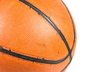 Obraz premium basketball ball on a white background