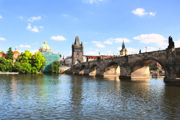 Charles bridge in Prague