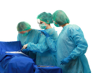 Group of surgeons.