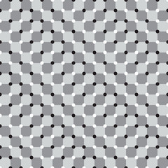 Waving Squares Optical Illusion Vector Seamless Pattern