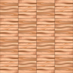 Oak Decking Parquet Wooden Vector Seamless Pattern Background.