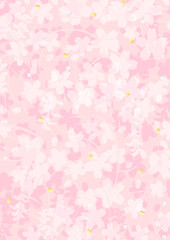 桜濃淡重ね和紙