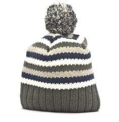 Wool hat on white background
