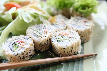 Salmon Maki sushi