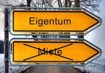 Strassenschild 5 - Eigentum