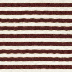 Brown and white striped fabric texture