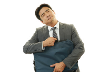 苦悩するビジネスマン