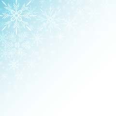 snow crystals background
