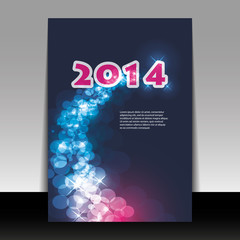 New Year Card Background - 2014