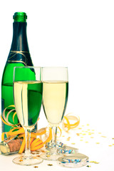 New Year champagne